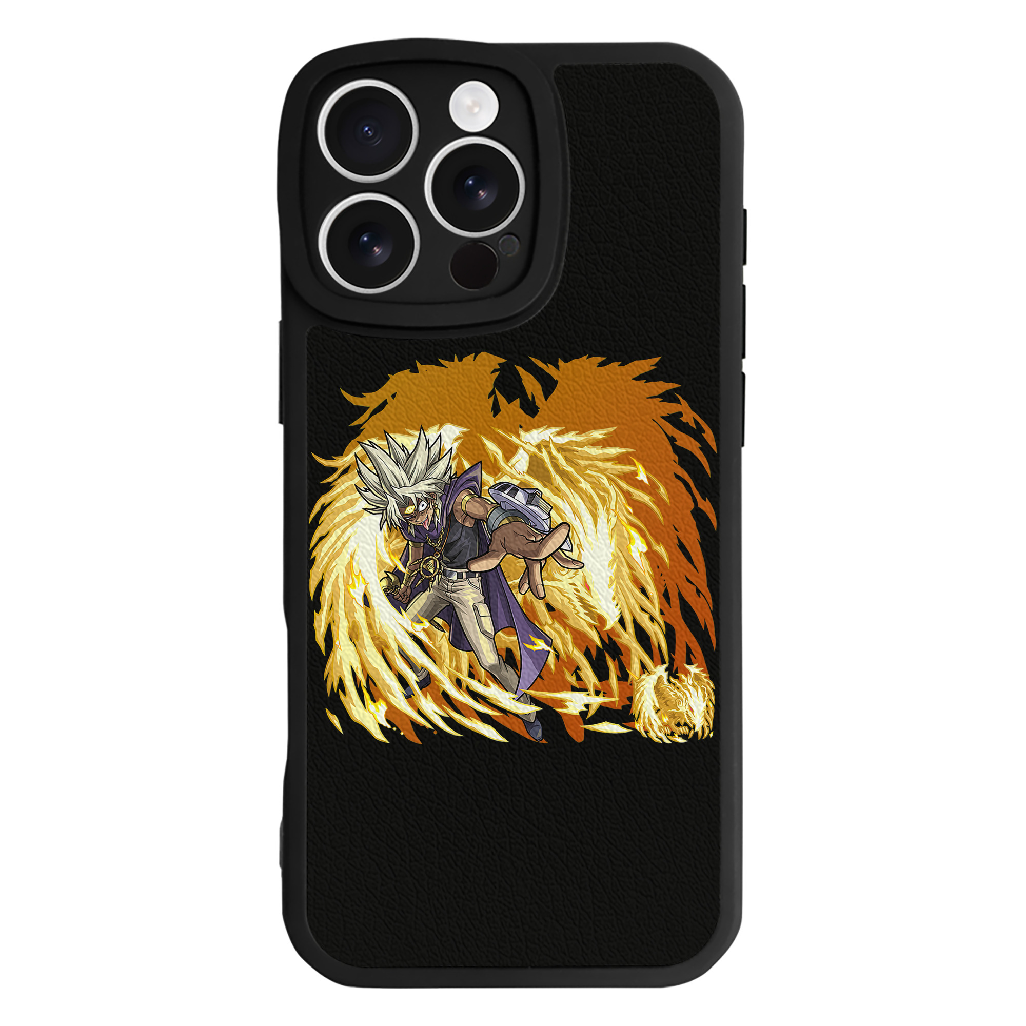 遊☆戯☆王 Yu-Gi-Oh! 【iPhone 16シリーズ対応】シリコンスマホケース（レザー調） 材質：シリコン